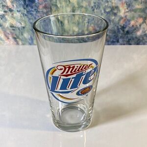 Miller Lite Branded Clear Pint Glass